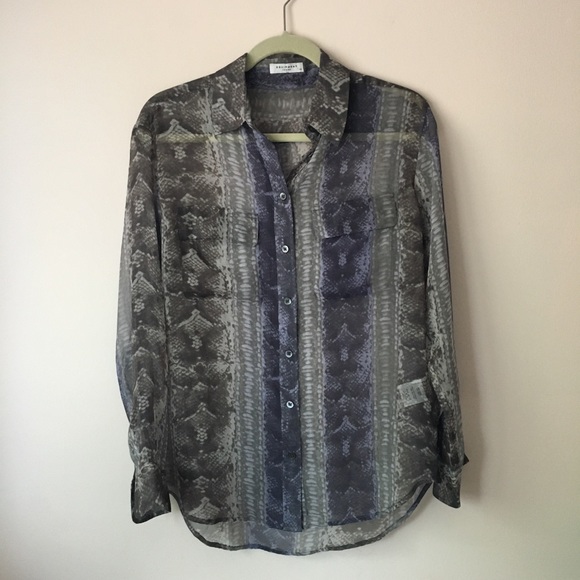 Equipment Snake Print Button Down - Picture 2 of 6